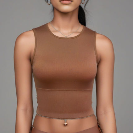 Pilates Yoga Clothing Summer Sports Vest for Women, High-End Sweet and Spicy Style, Quick-Dry Yoga Top