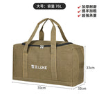 Khaki canvas bag [large size]