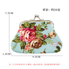 Large 9.9cm lined blue rose bag