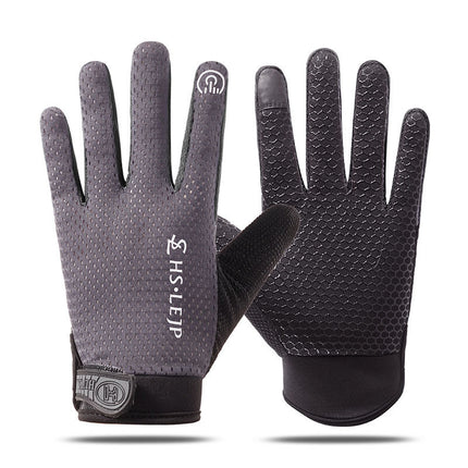 Cross-border Thin Half-finger Gloves Men's and Women's Riding Non-slip Quick-drying Sports Fitness Breathable Bicycle Gloves A01W
