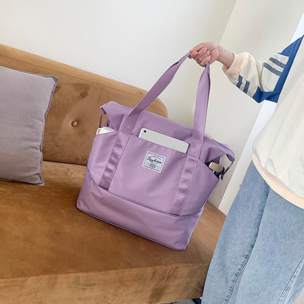Large Capacity Portable Short Distance Travel Bag Women's Fashionable Waterproof Luggage Bag Men's Travel Storage BoARing Bag
