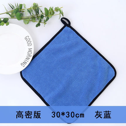 Customized Logo Gym Cleaning Company Hot-Stamped Promotional Glass Cleaning Towels for Interior Surfaces Without Leaving Marks, Advertising Gift Towels