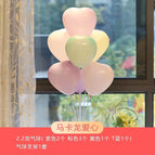 8 tables floating love Macron Purple 2 pink 3 Yellow Blue 1 each
