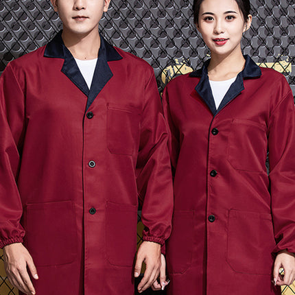 Dirty-Resistant Coat, Coveralls, Work Clothes, Men's Wear-Resistant Factory Clothes, Workshop Handling Logistics Work Clothes, Auto Repair Clothes, Work Clothes, Labor Insurance Clothes
