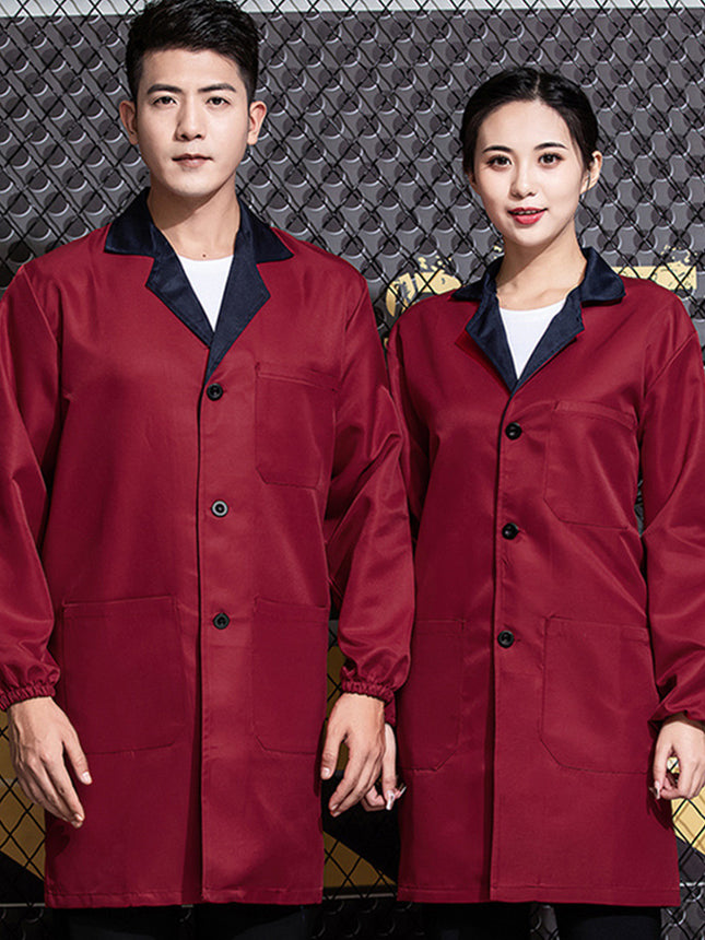 Dirty-Resistant Coat, Coveralls, Work Clothes, Men's Wear-Resistant Factory Clothes, Workshop Handling Logistics Work Clothes, Auto Repair Clothes, Work Clothes, Labor Insurance Clothes