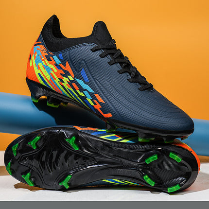 Cross-Border Export New Football Shoes Men's Broken Nails Ag Long Nails Grass Student Youth Training Shoes Professional Competition