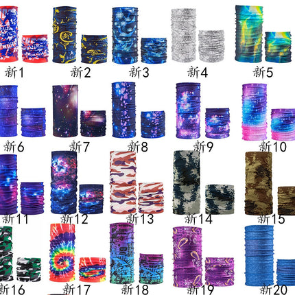 Magic Headscarf Summer Varied Scarf Outdoor Fishing Sunscreen Face Scarf Men's Neck Sleeve Riding Headscarf Women's Thin