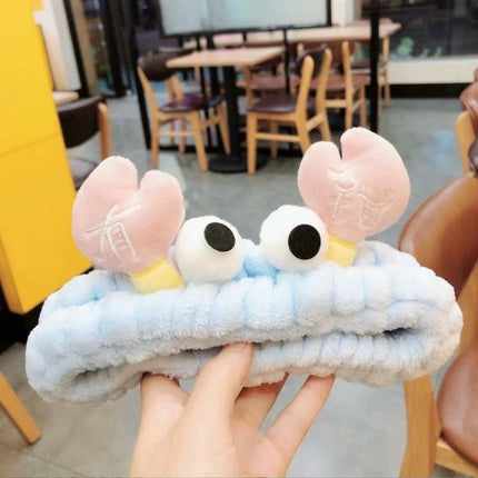 Cross-border Amazon Cartoon Funny Hair Band Animal Horn Cute Wash Face Hair Band Makeup Wide-brimmed Headband Hair Band