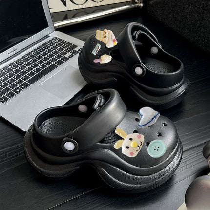 2026 Stylish Summer Women's Clogs, Slip-On Sandals with Height Increase, Super Cute, Casual, Soft-Soled, Comfortable, Lightweight