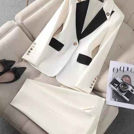 New Orange Professional Small Suit Jacket High-grade Suit suit Suit Spring and Autumn Short Skirt Small Hugh