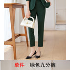 One-piece Green Cropped Pants / S