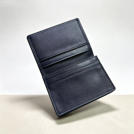 Genuine Leather Business Card Bag Card Bag Napa Top Layer Cowhide Plain Business Card Holder Men's Embossable LOGO Soft Face