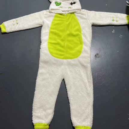 Autumn and Winter Cartoon One-Piece Pajamas for Students Husky Ao Bing Shiba Inu Hamster Couple Two-Dimensional Animation One Piece Dropshipping