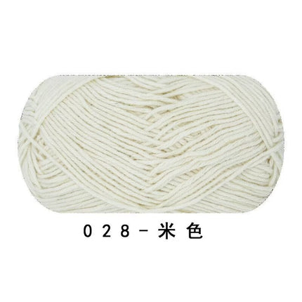 Ruyi Bird Four-Strand Combed Milk Cotton Wool Ball DIY Handmade Crochet Thin Thread Doll Wholesale Wool Ball