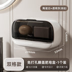 Translucent gray ceramic white [long style]