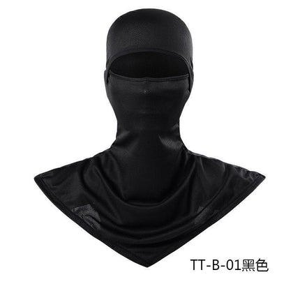 Summer Fishing Full Face Sun Protection Mask Outdoor Dustproof and Anti-Uv Hood Breathable Quick-Drying Sweat-Absorbent Cycling Hood