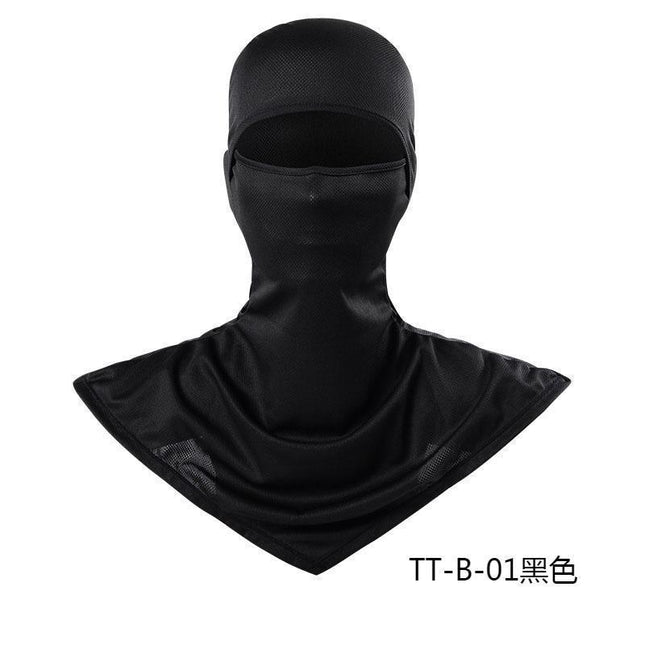 Summer Fishing Full Face Sun Protection Mask Outdoor Dustproof and Anti-Uv Hood Breathable Quick-Drying Sweat-Absorbent Cycling Hood
