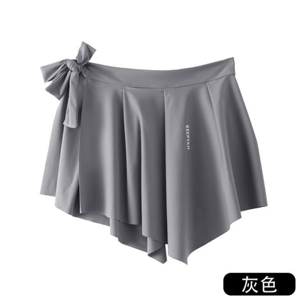 Yoga Pants Covering Skirt 2024 New Fart Curtain Women's One-piece Hip Covering Skirt Cover Fitness Dance Base Half-length Apron