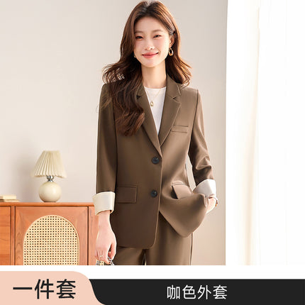 Suit suit Women's Professional Business Dress Interview College Students Advanced Sense Temperament Commuter Women's Front Desk Work Clothes