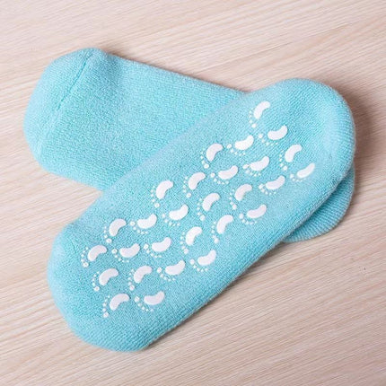 Cross-border spa gel socks socks foot film moisturizing anti-dry socks heel protective cover anti-crack socks factory