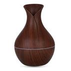 Vase humidifier-deep wood grain