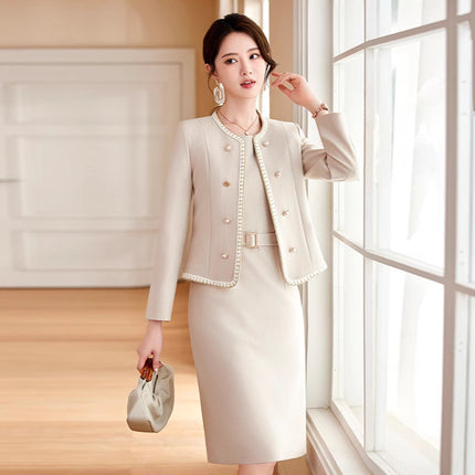 High-end professional suit female fashion temperament goddess fan formal wear formal wear manager jewelry store sales department overalls female