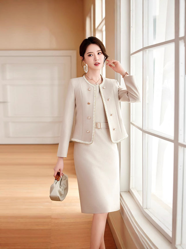High-end professional suit female fashion temperament goddess fan formal wear formal wear manager jewelry store sales department overalls female