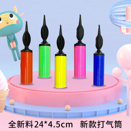 Portable Air Pump Party Wedding Supplies Hand Push Balloon Air Pump Accessories Two-Way Air Pump
