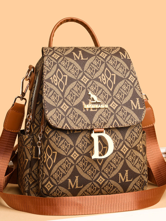 2024 new large-capacity commuter leisure travel backpack fashion lightweight bag high-end shoulder bag a generation of hair