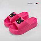 9012-1 Rose Red Thick Black Cat Drag / 36-37