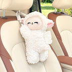 Ly squinting hanging lamb