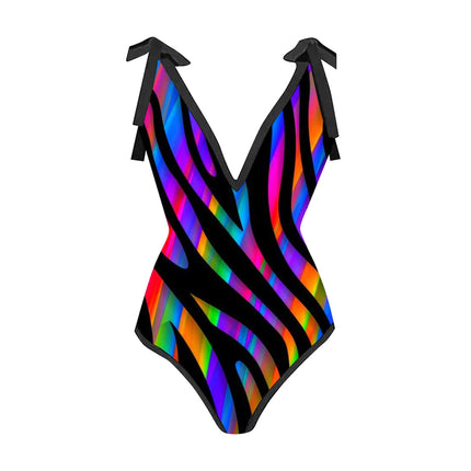 Cross-Border Bikini Beach Skirt Two-Piece Swimsuit Printed Belly-Covering Slimming Lace-Up European and American Amazon Foreign Trade Swimwear
