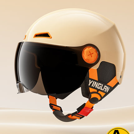 [Aerozen1.0 Helmet] Women's Electric Bike Helmet with 3C Certification, Men's Half Helmet for Motorcycle Riding, Starry Sky Edition