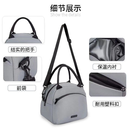 Factory Direct Supply Lunch Box Bag Handbag Waterproof and Oil-Proof Office Worker Hand-Carrying Large-Capacity Lunch Bag with Rice Lunch Bag