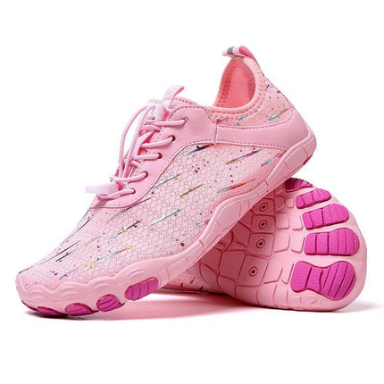 Meteor Shower Pattern Men's and Women's Water Shoes Five-Finger Hiking Beach Shoes Wading Shoes River Tracing Shoes Quick-Drying Barefoot Water Shoes