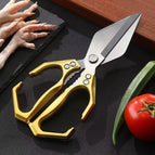 Diamond chicken bone scissors [4.0 thickness] gold box