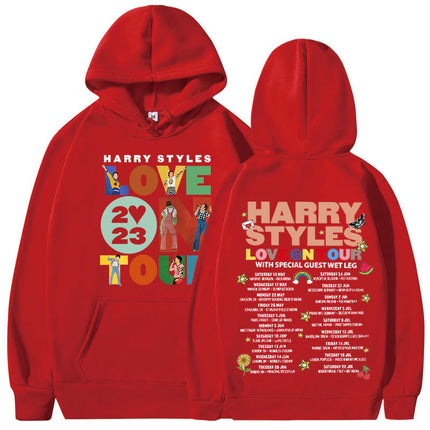 [Cross-border European Code] 2023 Love on Tour Concert Hoodie HarajukuHoodie