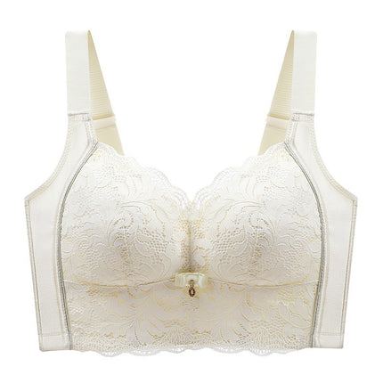 Adjustable Auxilum Straightening plus size Underwear Women's chubby girl Courtyard Bra Large Chest Small Thin