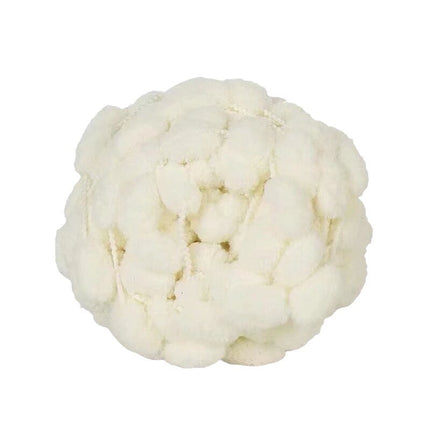 Big ball ball coarse wool round thread loop crochet sofa cushion carpet cushion handmade DIY woven material bag