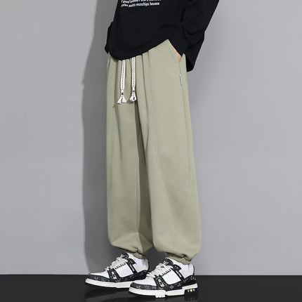 2025 New Casual Pants Men's Spring and Autum Loose Plus Size Youth Leggings Sports Pants Men's Autum