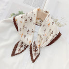 L024-128-01 white / 70cm wrinkled square towel