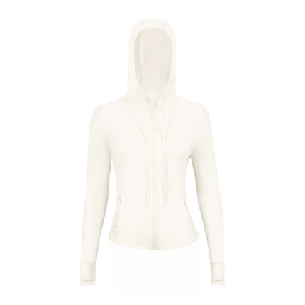 Lulu Original Label Define Yoga Wear Hooded Jacket Jacket Top Breathable Sports Fitness Wear Spring & Fall Women's