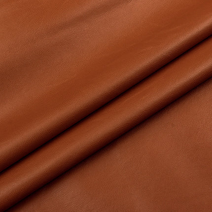 Elastic Pu Soft Leather Fabric with Fine Grain for Bags and Shoes, Flat Elastic Clothing Material, Plain Weave Garment Accessories for Cross-Border Trade
