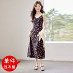 9920 black dress single piece / S