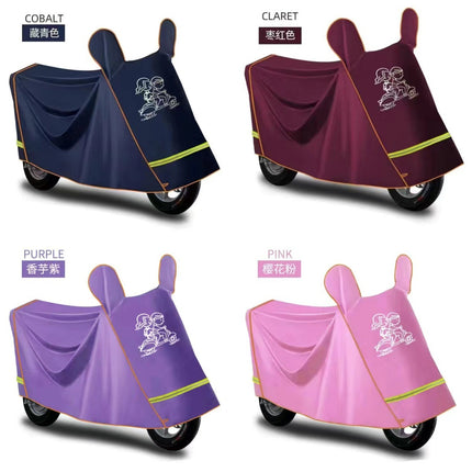 Car Clothes Full Cover Battery Car Rain-proof Rain-proof Sun-proof Dust-proof Cover Thickened Electric Car Cover Rain-proof Cover Motorcycle