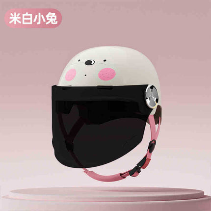 2025 new helmet electric car female cute new national standard 3C certification motorcycle hat summer