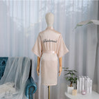 Bridesmaid-Champagne (half sleeve) / M