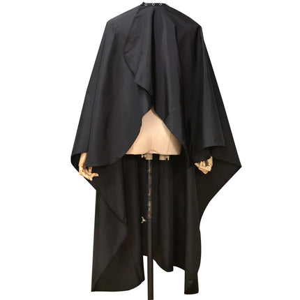 Black Hair Cutting Cape, Thickened and Enlarged, Waterproof Cape for Adults, Hairdressing Cape 160*140cm