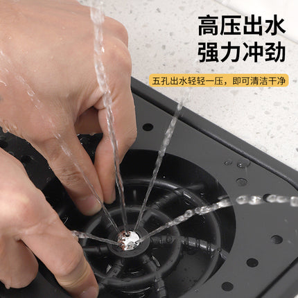 Cup Washer, High-Pressure Cup Washer, Coffee Equipment, Coffee Bar Cup Washer, Cup Rinser, Stainless Steel Cup Washer