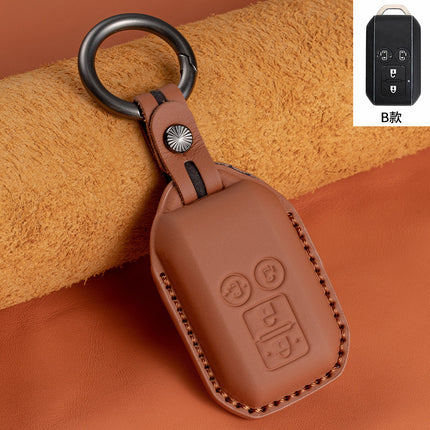 Suitable for Suzuki SUZUKI XL7 first layer cowhide key case solio Muni hustler leather ertiga